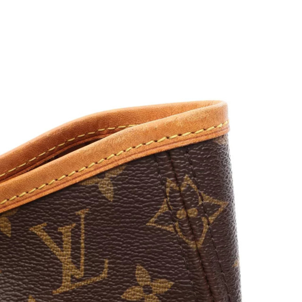 Louis Vuitton Neverfull Tote Bag Canvas Leather Monogram Brown - Picture 7 of 9